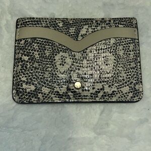 EUC H&M Black and Gray Cardholder Wallets with Lace Detailing